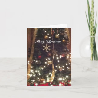 Gemischte Familien-Weihnachtskarte Feiertagskarte