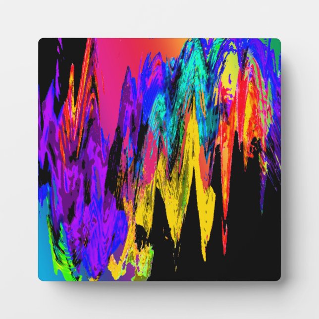 Gemischte Farben Fotoplatte (Vorderseite)