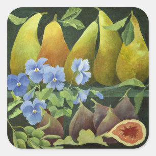 Gemischte Früchte 2013 Quadratischer Aufkleber