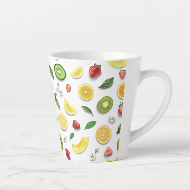 Gemischte Früchte 4 Milchtasse (Rechts)