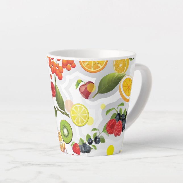 Gemischte Früchte 5 Milchtasse (Rechte Ecke)