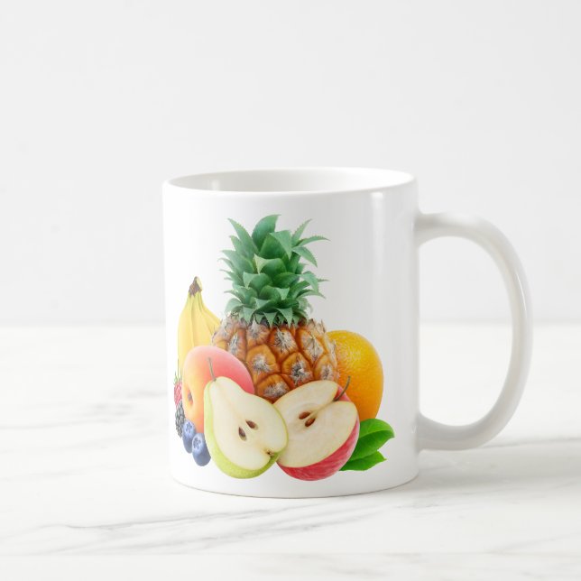 Gemischte Früchte Kaffeetasse (Rechts)
