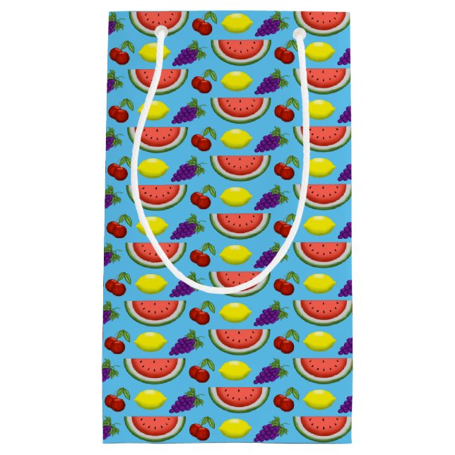 gemischte Fruchtgeschenktasche Kleine Geschenktüte (Vorderseite)