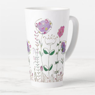 Gemischte Medien Blumen  Milchtasse