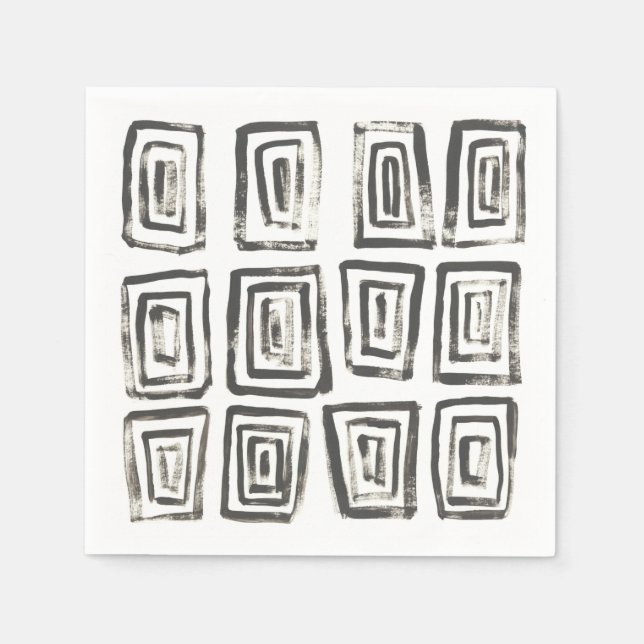 Gemischte Signale IV Serviette (Vorderseite)