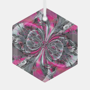 Gemischte Signale Ornament Aus Glas