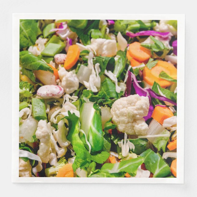 Gemischter Salat Serviette (Vorderseite)