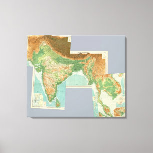 Gemischtes Indien 2 Leinwanddruck