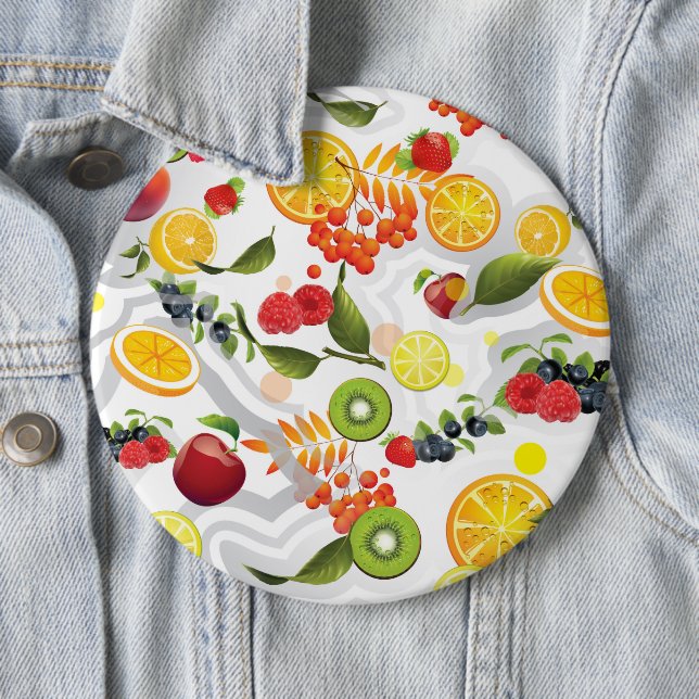 Gemischtes Obst 5 Button (Beispiel)