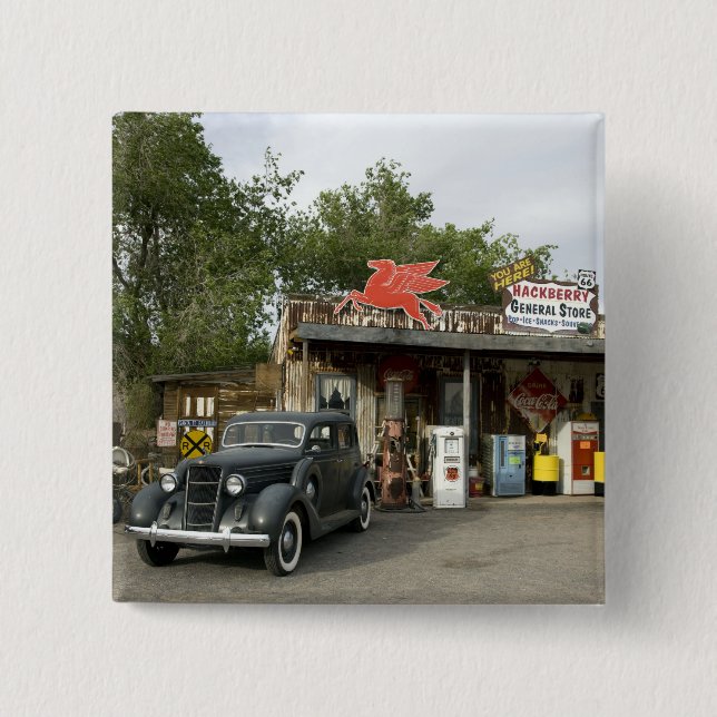 Gemischtwarenladen des Weg-66 u. Tankstelle Button (Vorderseite)