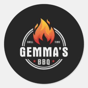 Gemmas Grillen Runder Aufkleber