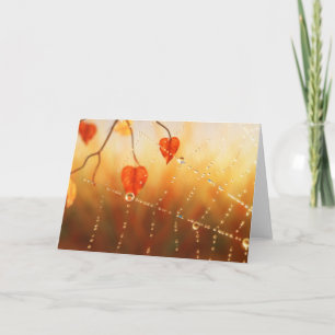 Gemmes d'une carte du matin d'automne