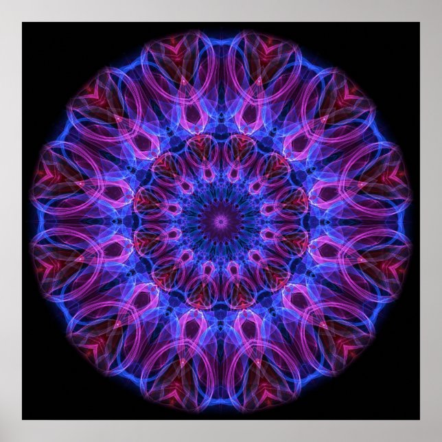GemRings kaleidoscope Poster (Vorne)