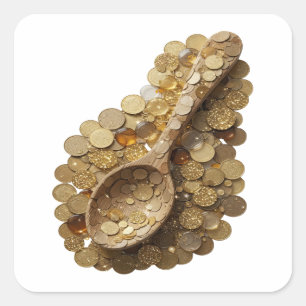GEMS DE SAGESSE argent joyeux Autocollant d'art