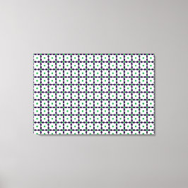 Gemstone Art, grün und Lila Leinwanddruck