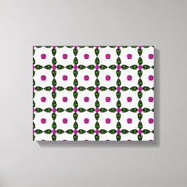 Gemstone Art, Lila grün Leinwanddruck