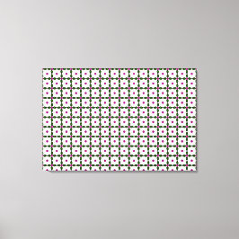 Gemstone Art, Lila grün Leinwanddruck