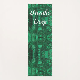 Gemstone Bright Green Abstrakt Pattern Gem Yogamatte
