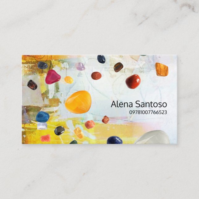 Gemstone Business Card Visitenkarte (Vorderseite)
