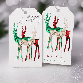 Gemstone Crystal Reindeer Frohe Weihnachten Geschenkanhänger