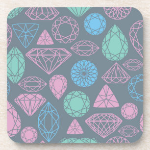 Gemstone-Icon-Muster Getränkeuntersetzer