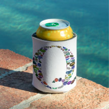 Gemstone Monogram Letter Q