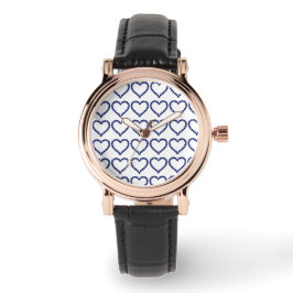 Gemstone Sapphire Blue Heart Armbanduhr