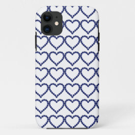 Gemstone Sapphire Blue Heart Case-Mate iPhone Hülle