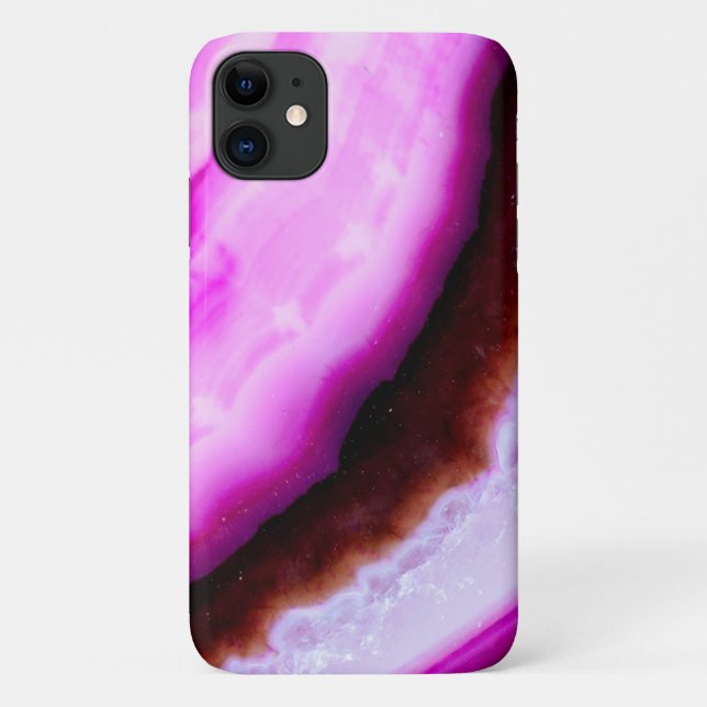 Gemstone Series - Agate im Lila Case-Mate-iPhone Case-Mate iPhone Hülle (Rückseite)