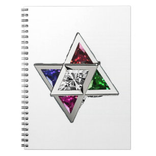 Gemstone Star Notizblock