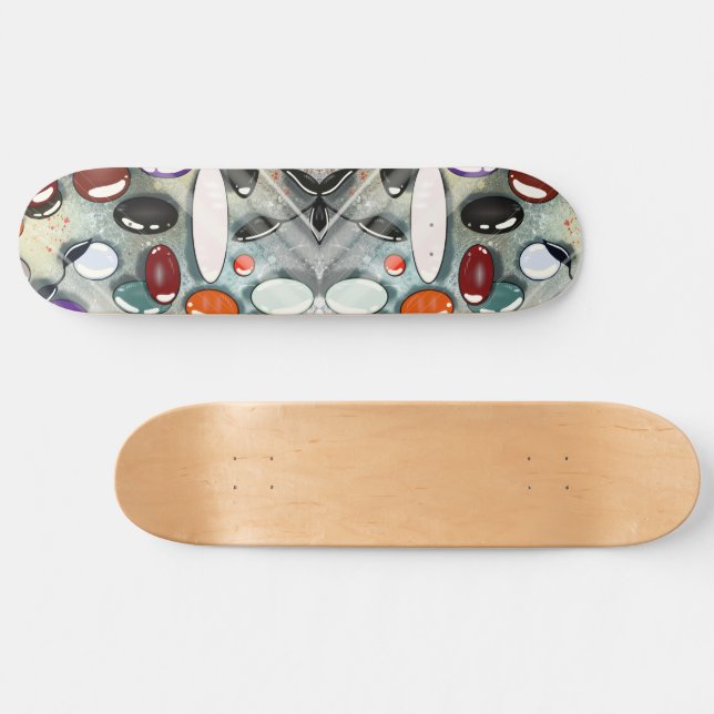 Gemstone Vibes Skateboard Deck (Horizontal)