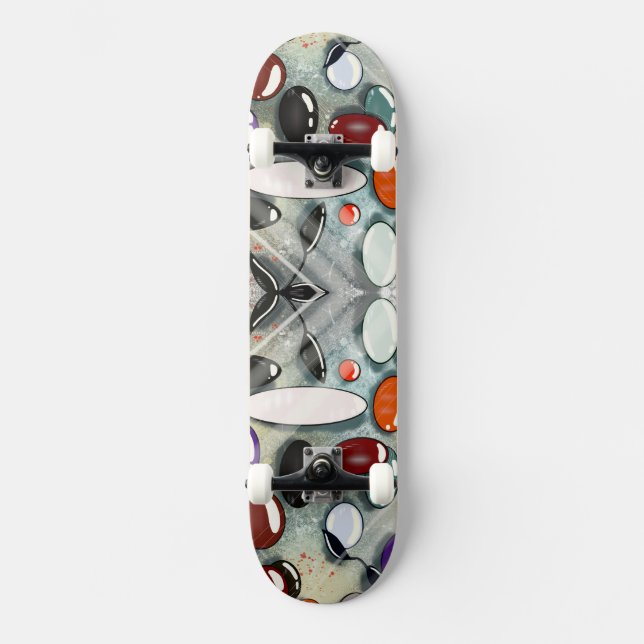 Gemstone Vibes Skateboard Deck (Vorderseite)