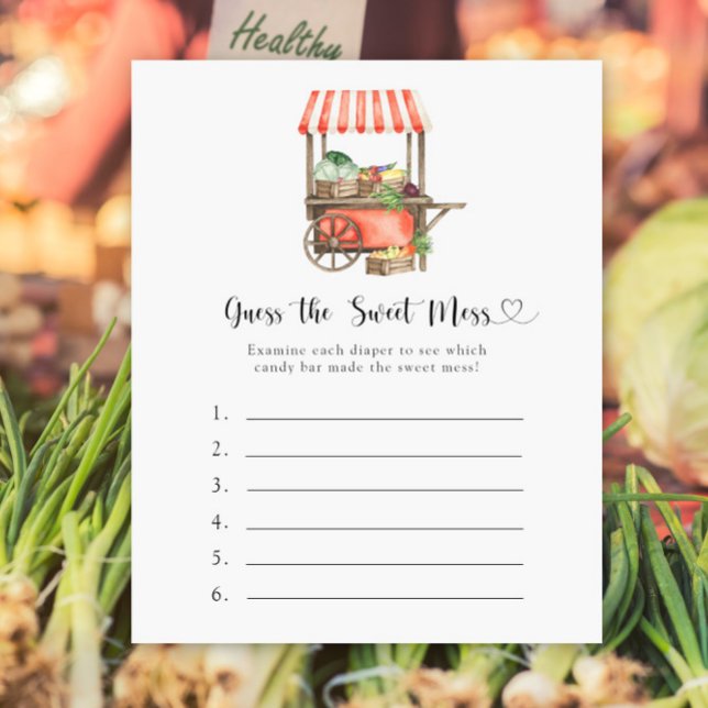 Gemüse Babydusche - raten Sie mal, das süße Chaos (Von Creator hochgeladen)