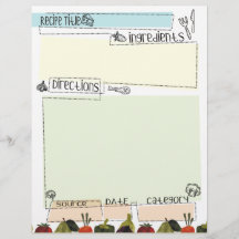 Gemüse grenzt funky Rezept Buchstaben