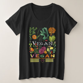 Gemüse Große Größe T-Shirt