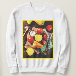 "Gemüse hausgemachte Salate" Niedliches Foto. Jetz Sweatshirt