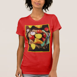 "Gemüse hausgemachte Salate" Niedliches Foto. Jetz T-Shirt