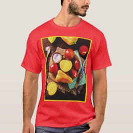 "Gemüse hausgemachte Salate" Niedliches Foto. Jetz T-Shirt