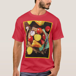 "Gemüse hausgemachte Salate" Niedliches Foto. Jetz T-Shirt