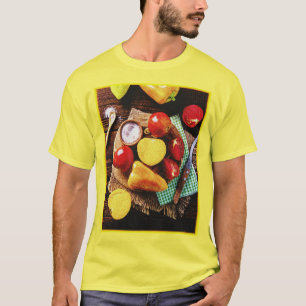 "Gemüse hausgemachte Salate" Niedliches Foto. Jetz T-Shirt