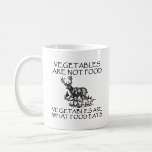 Gemüse ist kein Essen Lustiger Jagdbecher Kaffeetasse
