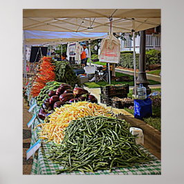 Gemüse und Gemüse Poster