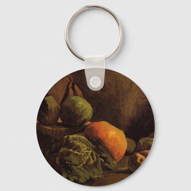 Gemüse und Obst von Vincent van Gogh Schlüsselanhänger (Vorderseite)