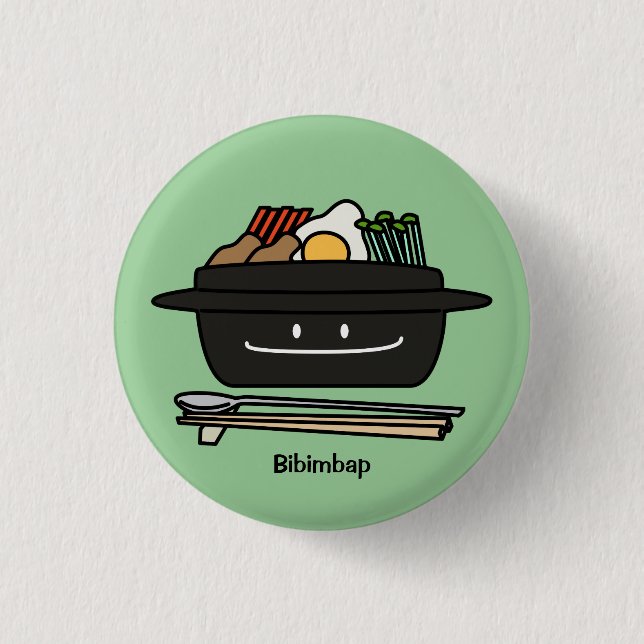 Gemüseei namul Reisschale des Bibimbap Button (Vorderseite)