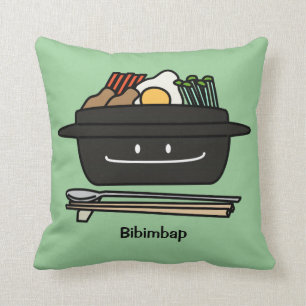 Gemüseei namul Reisschale des Bibimbap Kissen