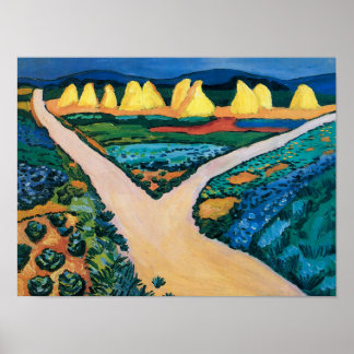 Gemüsefelder | Auguste Macke | Poster