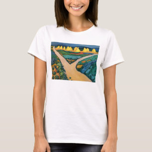 Gemüsefelder von August Macke, Vintage Fine Art T-Shirt