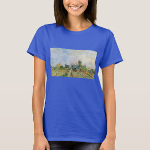 Gemüsegarten in Montmartre von Vincent van Gogh T-Shirt