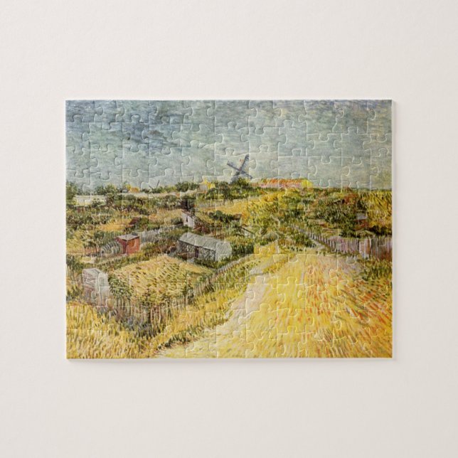 Gemüsegärten, Montmartre von Vincent van Gogh (Horizontal)