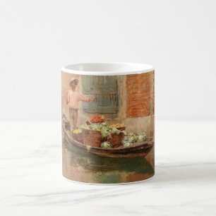 Gemüsehändler in Venedig (von Vincenzo Caprile) Kaffeetasse